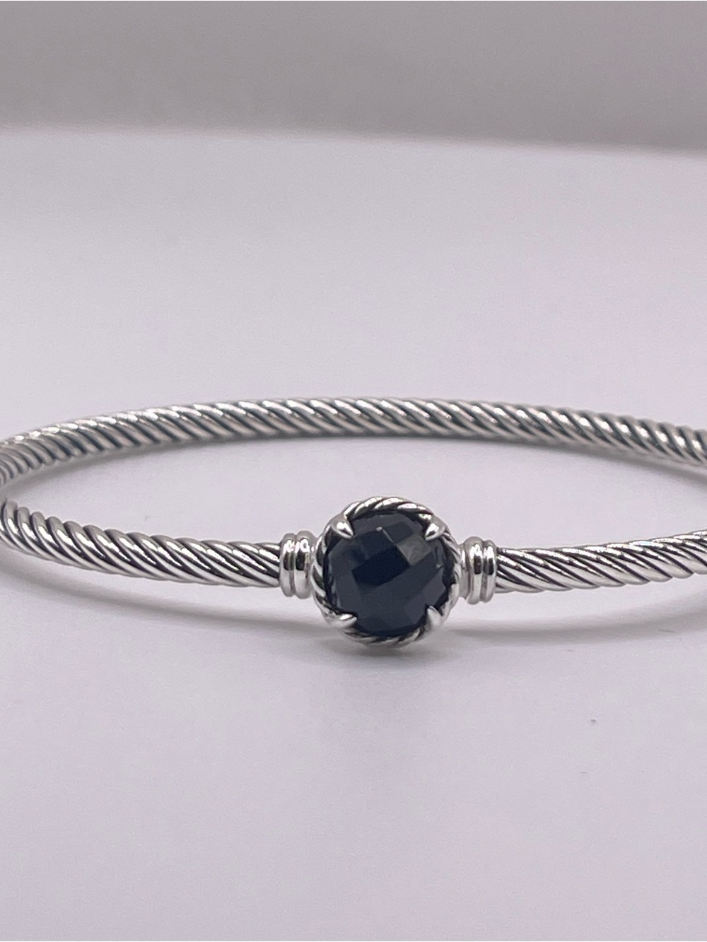 David Yurman Chatelaine Bracelet with Black Onyx - Picture 4 of 15